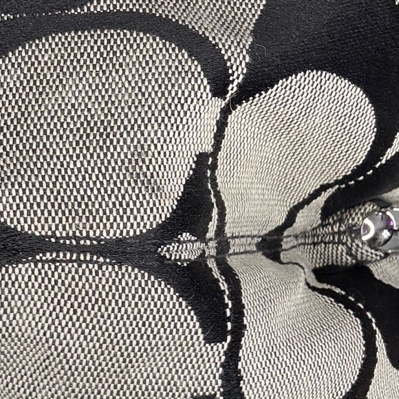 Coach Black and Gray Patterned Bag - Picture 5 of 7